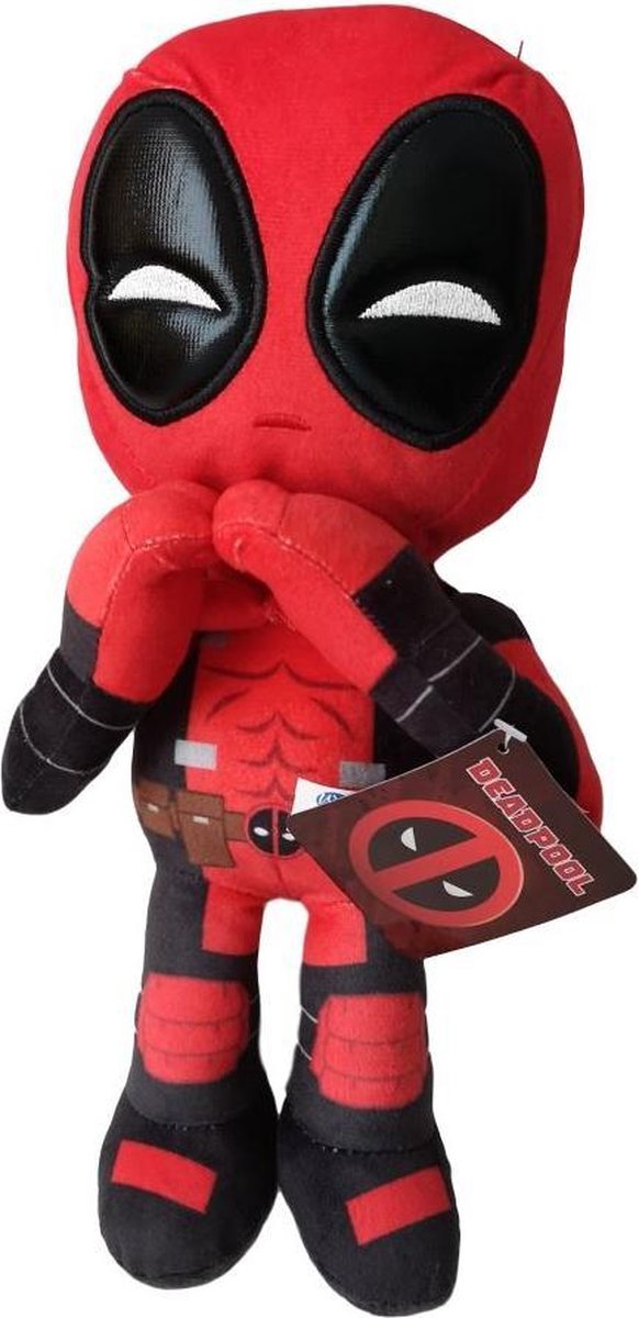 Deadpool Hartjes Hand Pluche Knuffel 35 cm | Dead pool Plush |Once Upon A Deadpool Movie | Originele Marvel Deadpool Knuffel 35cm